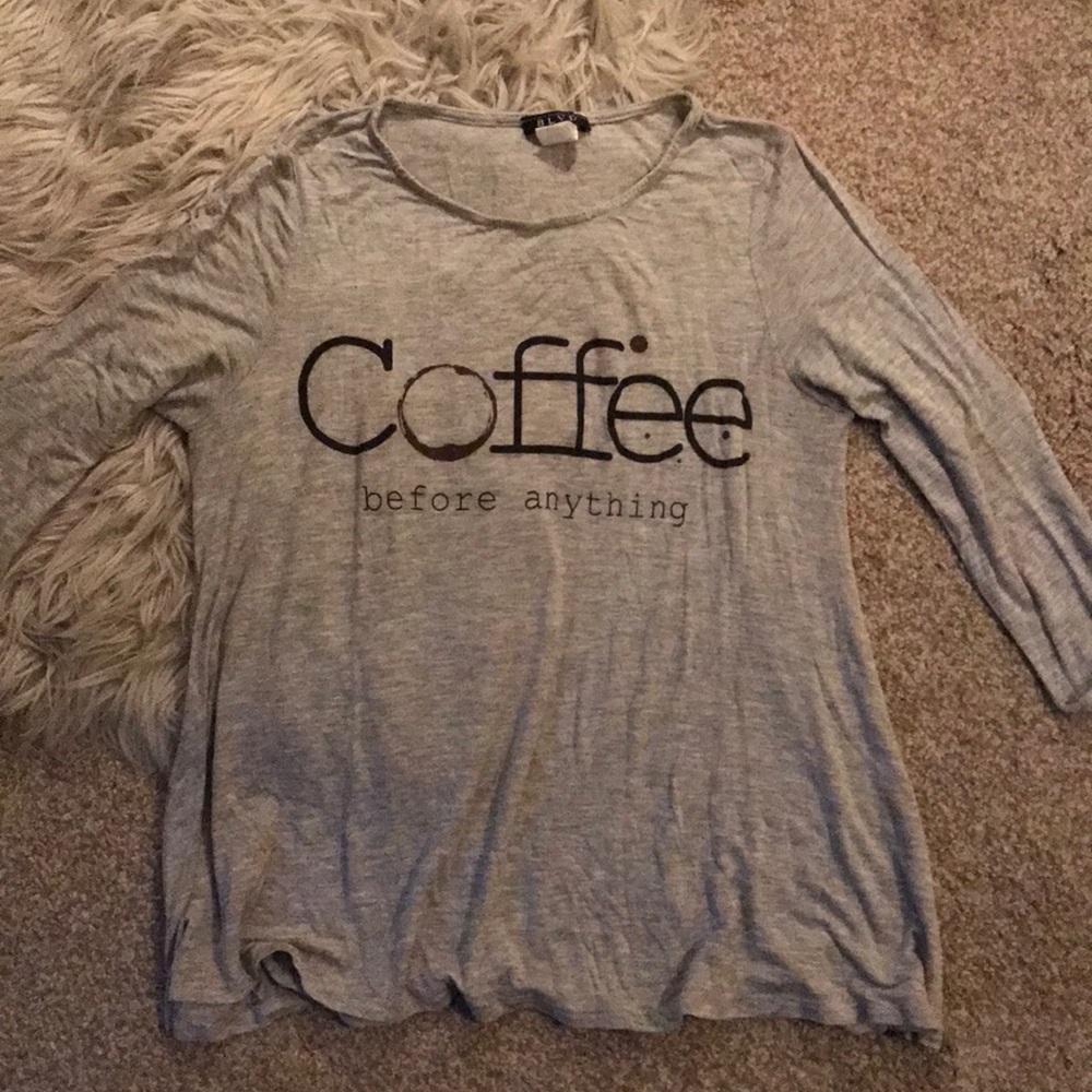 Coffee Long Sleeve Graphic Tee
